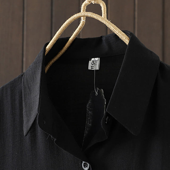 Buddha Stonesプレーンボタン レディース コットンコート ポケット付き - image 11