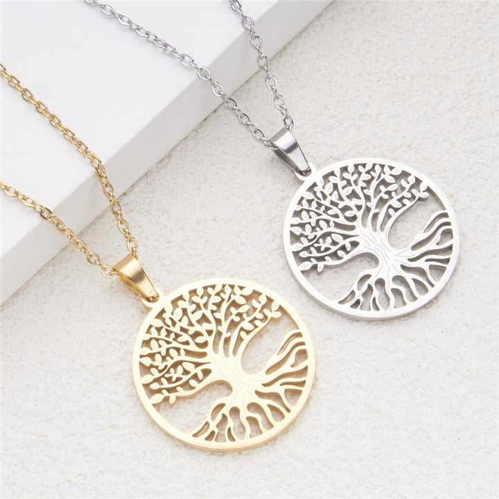 Buddha Stones生命の樹 チタン鋼 悟りのネックレスペンダント - image 12