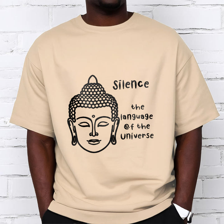 Buddha Stonesカジュアル 瞑想 仏陀頭柄 コットンTシャツ - image 10