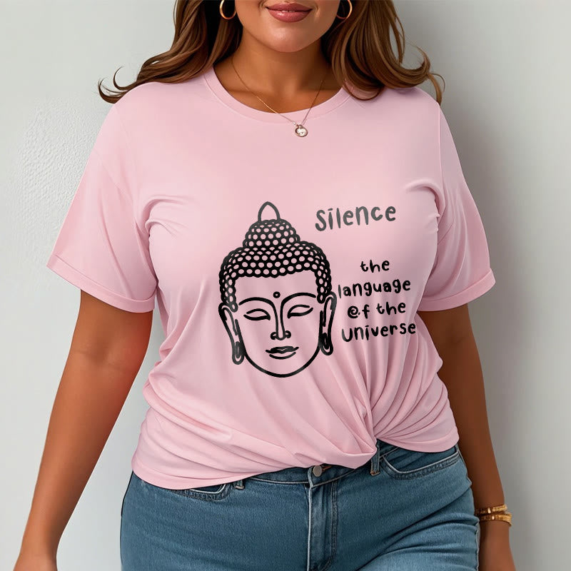 Buddha Stonesカジュアル 瞑想 仏陀頭柄 コットンTシャツ - image 14