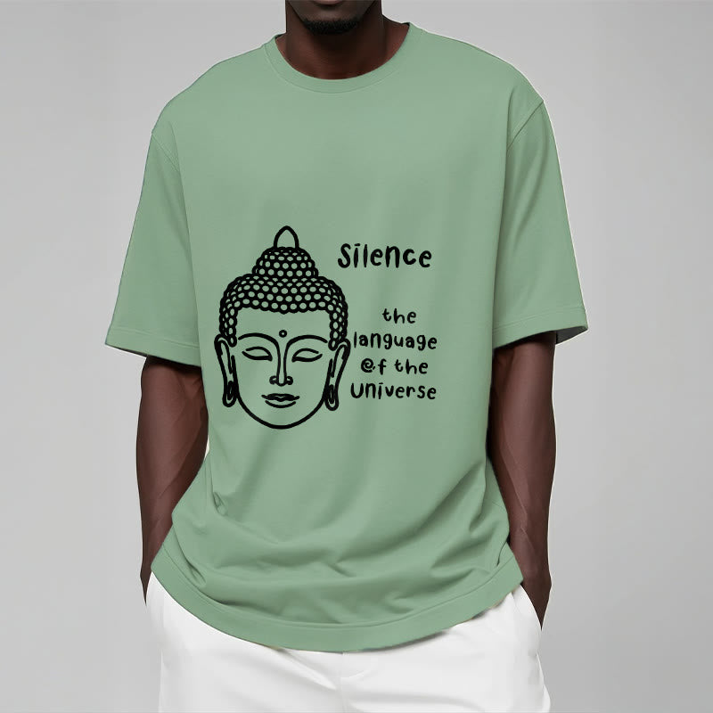 Buddha Stonesカジュアル 瞑想 仏陀頭柄 コットンTシャツ - image 16