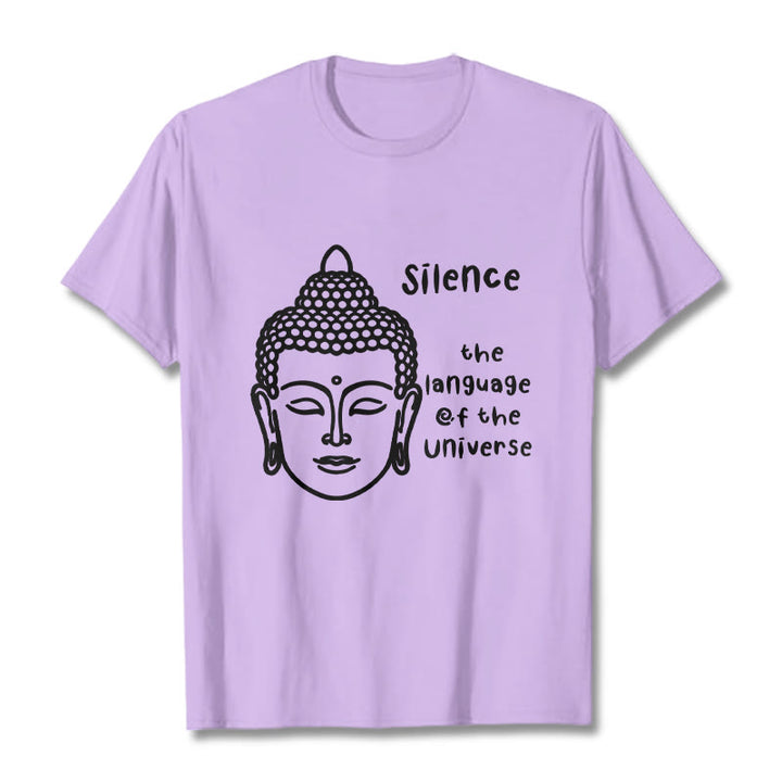 Buddha Stonesカジュアル 瞑想 仏陀頭柄 コットンTシャツ - 梅 - 2XL - image 17