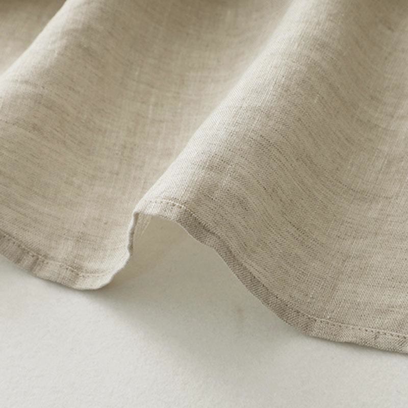 Buddha Stones無地ボタン七分袖シャツ - image 9