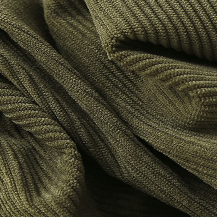 Buddha Stones Commute ヴィンテージプレーン レディース コーデュロイ コットン ハーレムパンツ ポケット付き - image 7