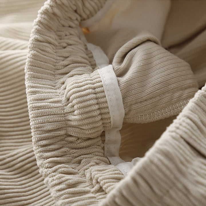 Buddha Stones Commute ヴィンテージプレーン レディース コーデュロイ コットン ハーレムパンツ ポケット付き - image 11