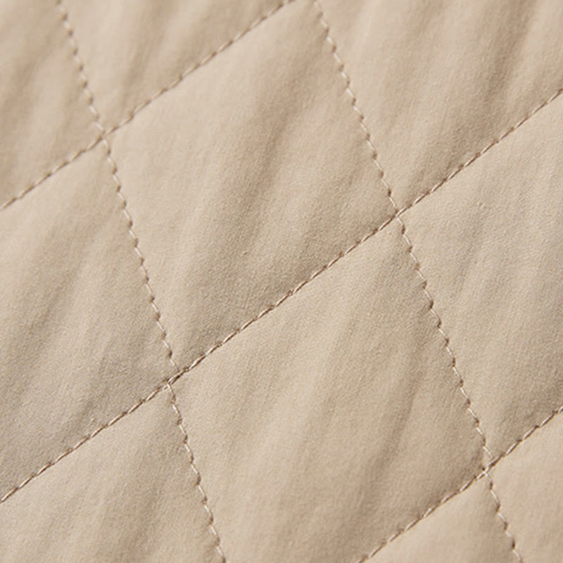 Buddha Stonesダイヤモンドキルティングデザイン サーマル レディース ハーレム コットンパンツ ポケット付き - image 14