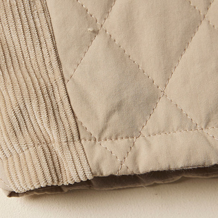 Buddha Stonesダイヤモンドキルティングデザイン サーマル レディース ハーレム コットンパンツ ポケット付き - image 16