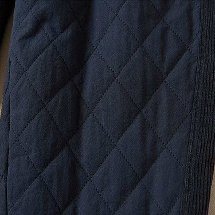 Buddha Stonesダイヤモンドキルティングデザイン サーマル レディース ハーレム コットンパンツ ポケット付き - image 5