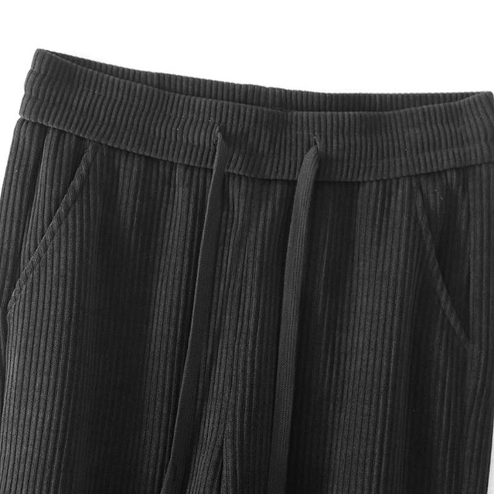 Buddha Stonesカジュアル 無地 レディース ワイドレッグ コーデュロイ コットン フリース裏地 ポケット付きパンツ - image 10
