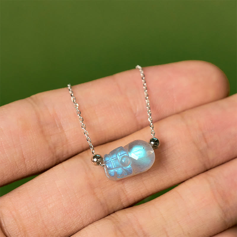 Buddha Stones 925スターリングシルバーPiXiuムーンストーン ヒーリングブレスレット - image 9