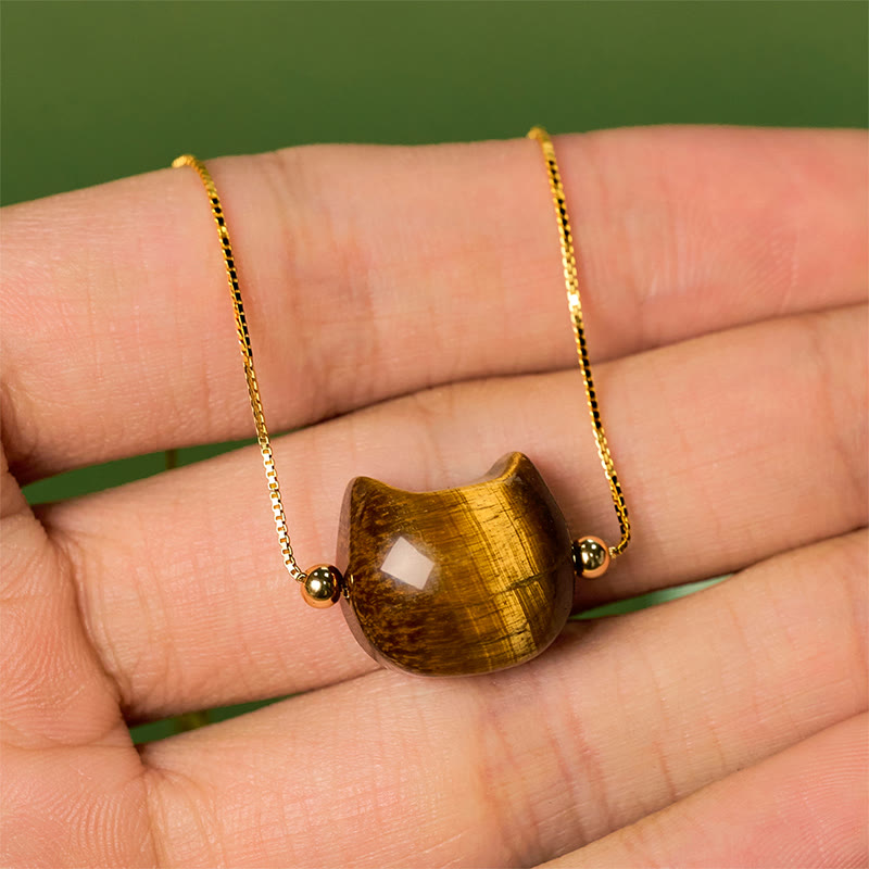 Buddha Stones925スターリングシルバー キャットタイガーアイ守護ブレスレット - image 4