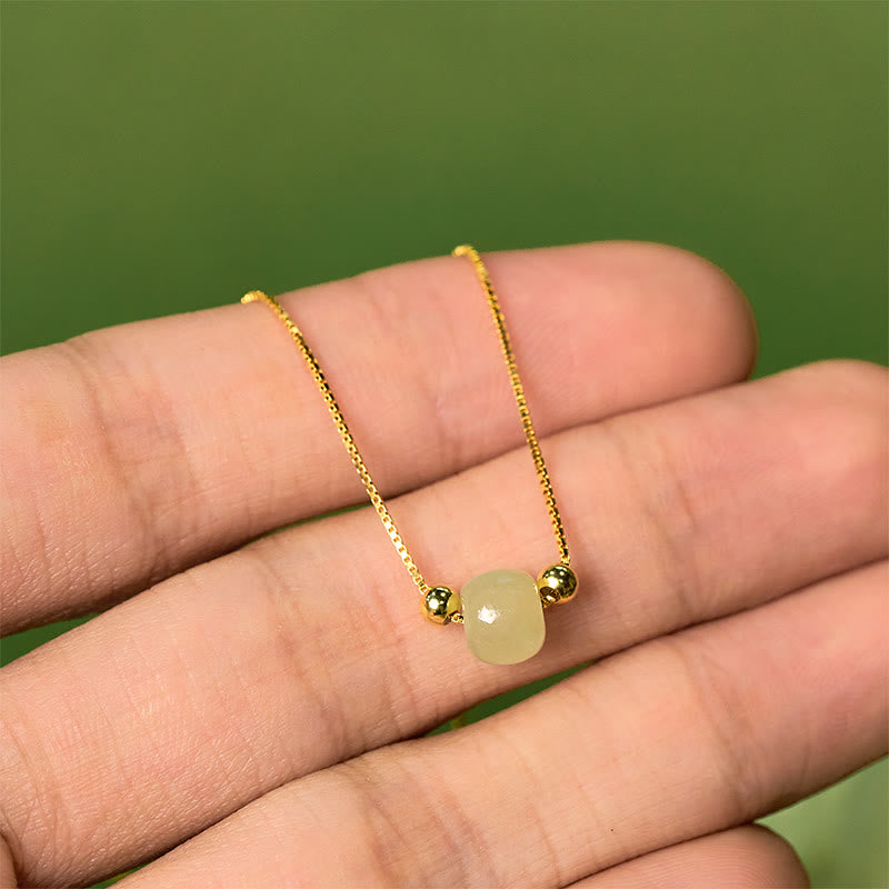 Buddha Stones 925スターリングシルバー 天然翡翠ビーズ アバンダンス チェーンブレスレット - image 17