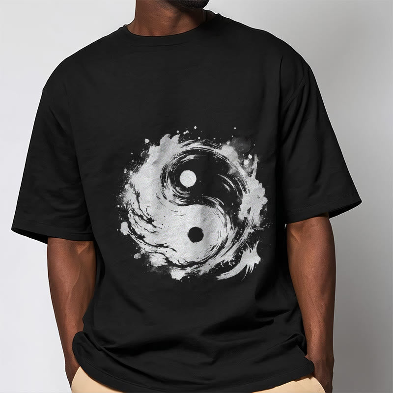 Buddha Stones陰陽バランスデザインTシャツ - image 2