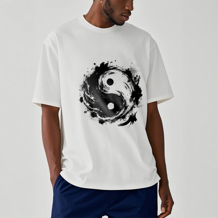 Buddha Stones陰陽バランスデザインTシャツ - image 7