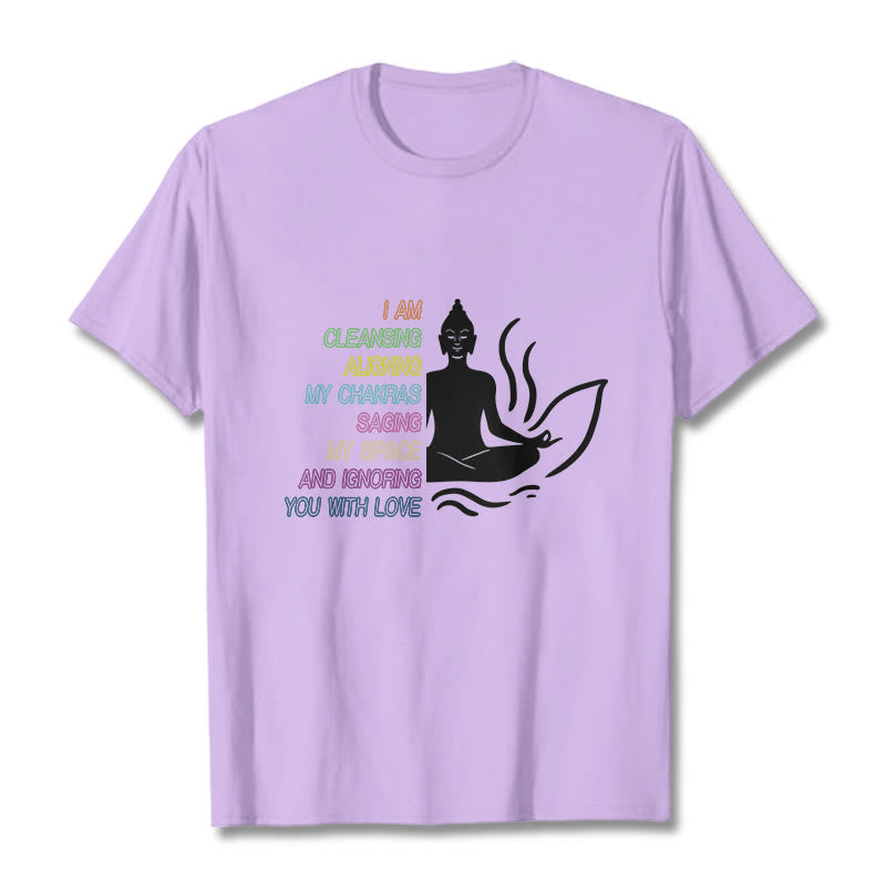 Buddha Stones、仏陀の蓮の花、瞑想デザインTシャツ - 梅 - グレー - image 17