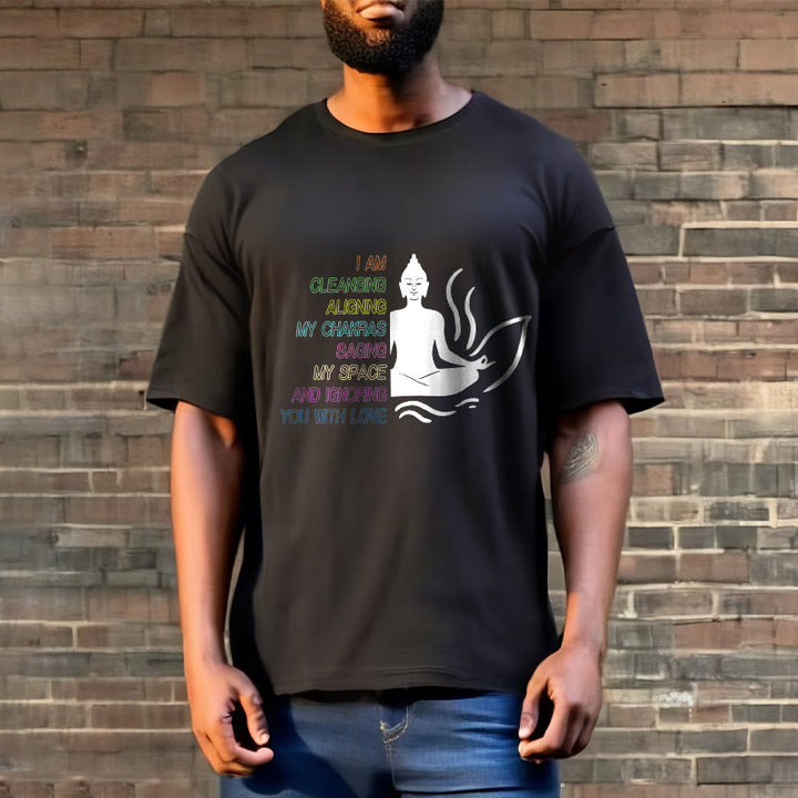 Buddha Stones、仏陀の蓮の花、瞑想デザインTシャツ - image 8
