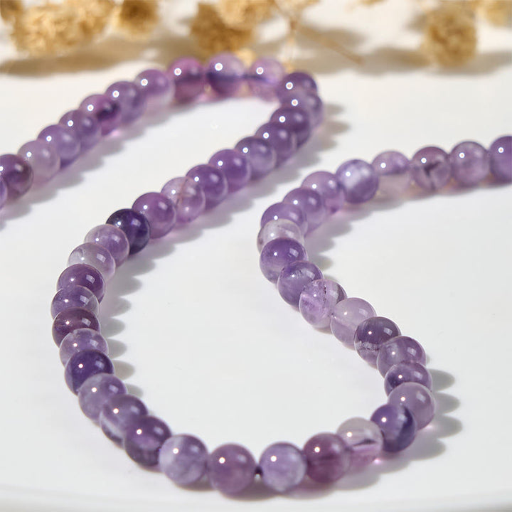 Buddha Stonesかわいい猫顔アメジスト ストレス解消ブレスレット - image 8