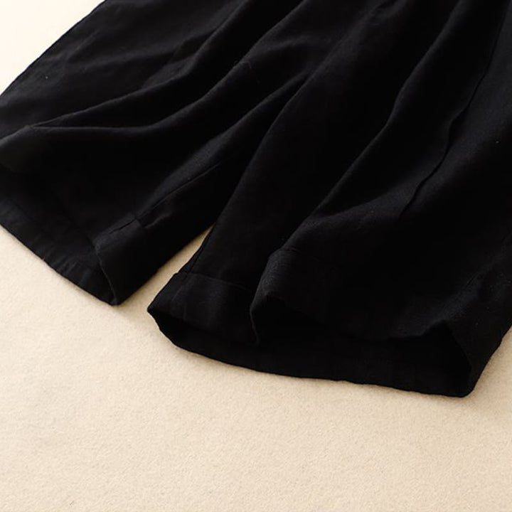 Buddha Stonesカジュアル 無地 レディース コットン ショートパンツ ポケット付き - image 27
