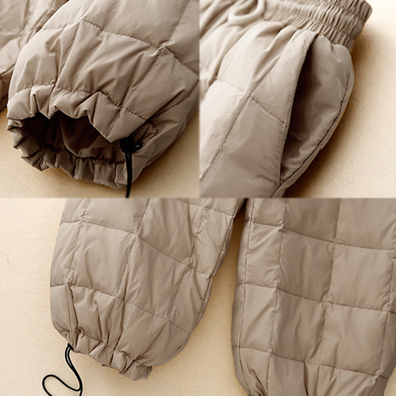 Buddha Stones冬用ドローストリングレッグオープニングデザインレディースコットンパンツ ポケット付き - image 8