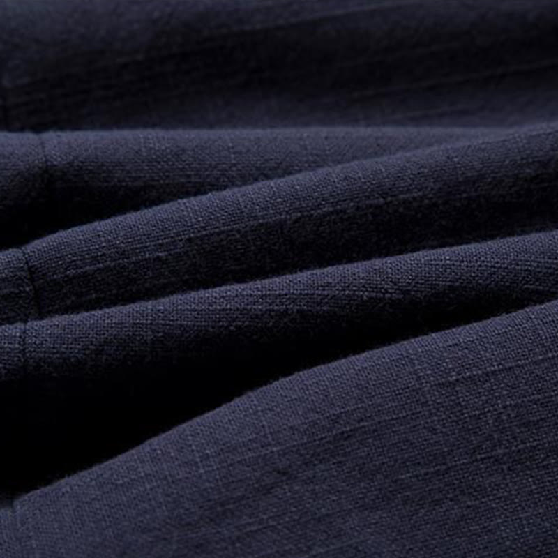 Buddha Stones中国風 カエルボタン 長袖デザイン オープンフロントジャケット メンズ コットンリネン 着物 - image 11