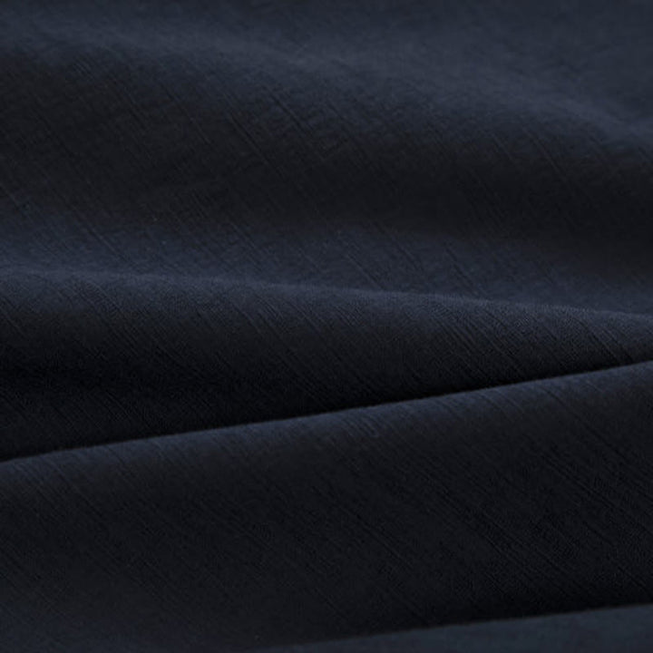 Buddha Stonesメンズ 長袖 フロッグボタン オープンフロント フリース裏地 コットンリネンジャケット 着物 - image 4