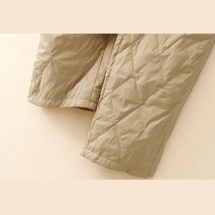 Buddha Stonesカジュアル ハイウエスト ドローストリングデザイン レディース ワイドレッグ コットンパンツ ポケット付き - image 3