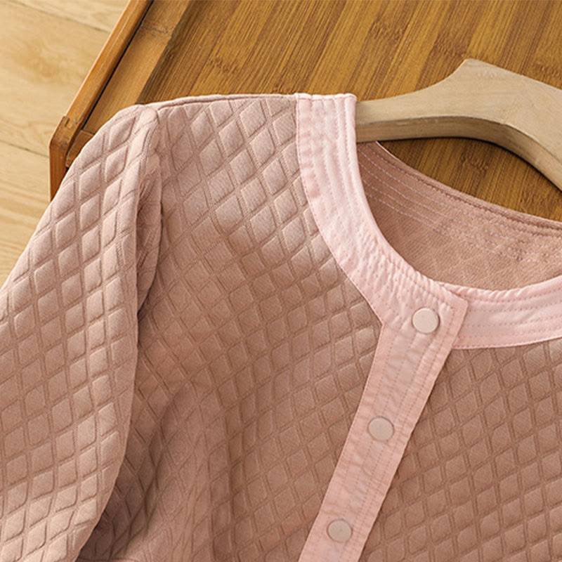 Buddha Stonesレトロプレーン レディース コットン 長袖ジャケット ポケット付き - image 12