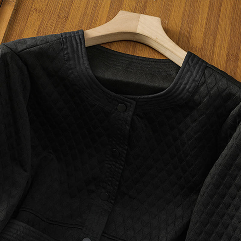 Buddha Stonesレトロプレーン レディース コットン 長袖ジャケット ポケット付き - image 18