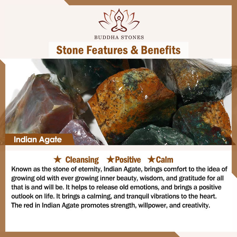 Buddha Stones天然石各種 象の霊力強さブレスレット - image 32