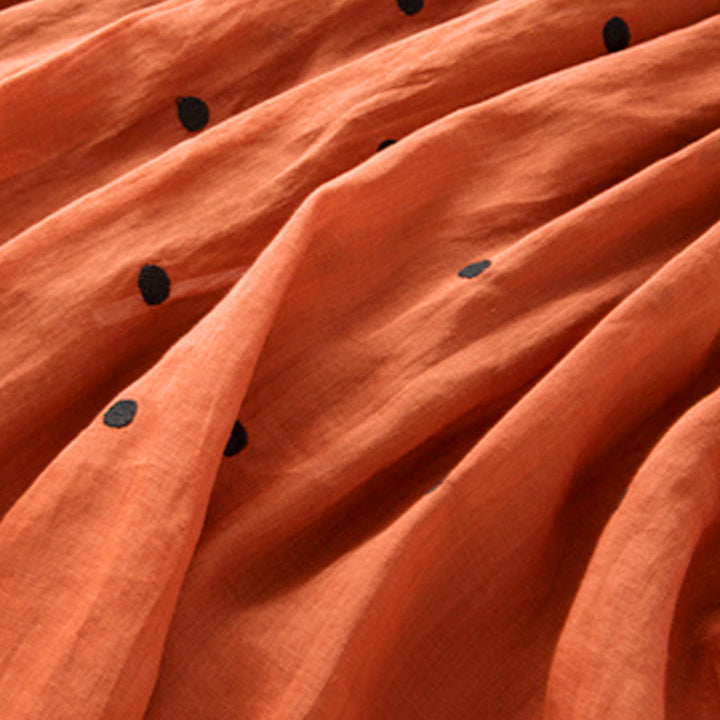 Buddha Stonesの芸術的なヴィンテージドット柄レディースプリーツスカート - image 37