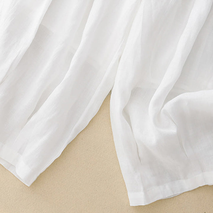 Buddha Stonesカジュアル ルーズ ダブルレイヤー 7-8丈 クロップドパンツ レディース パンツ ポケット付き - image 13