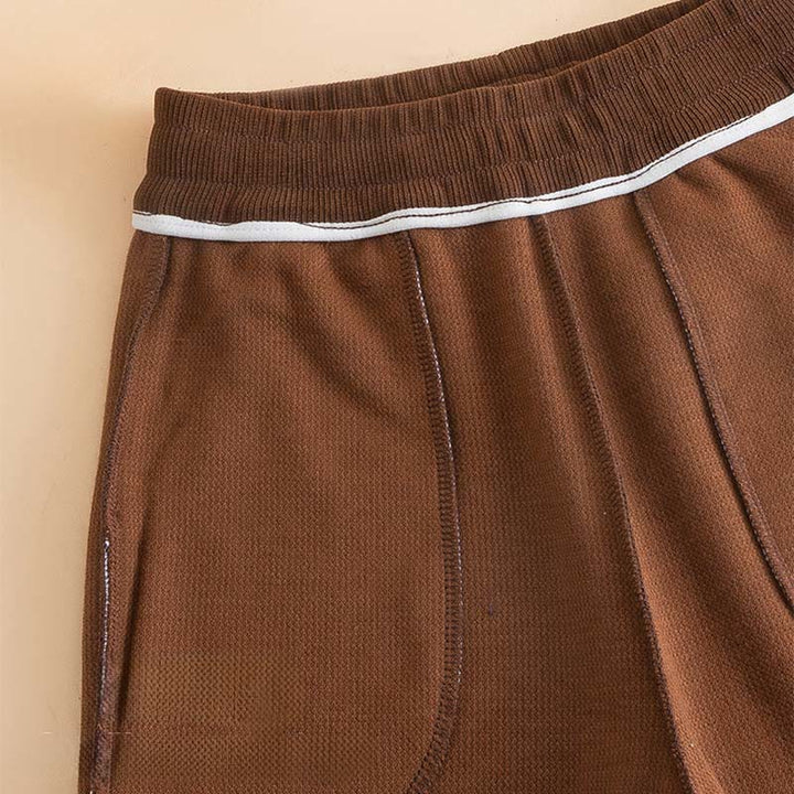 Buddha Stonesレディース 秋冬 ピュアカラー ワイドレッグ コットンパンツ ポケット付き - image 6