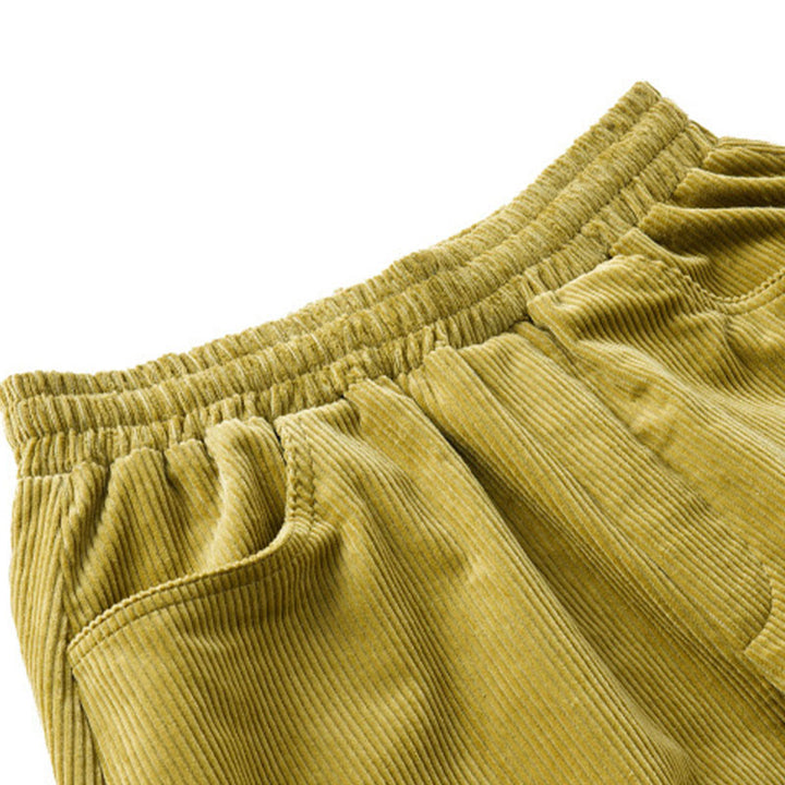 Buddha Stonesレディース 秋冬 無地 アンクル丈 シンプルデザイン コーデュロイ コットンパンツ ポケット付き - image 15
