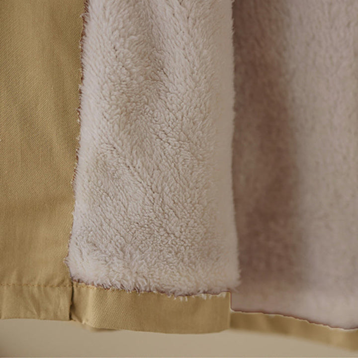 Buddha Stonesレディース 無地 長袖 パーカー コットン サーマル フリース裏地 ポケット付き ジャケット - image 11