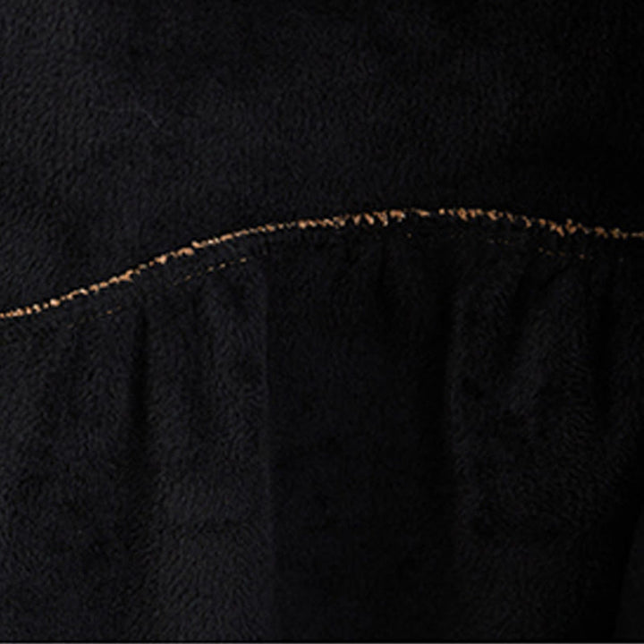 Buddha Stonesプレーンボタン 長袖 レディース コットンコーデュロイ フリース裏地 ポケット付きコート - image 7