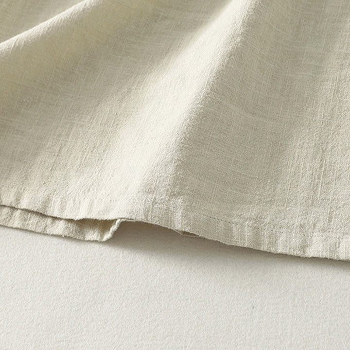 Buddha Stonesスプリング 斜め留め カエルボタンデザイン コットン 長袖 ミディドレス - image 15