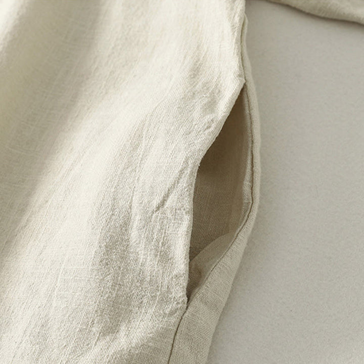 Buddha Stonesスプリング 斜め留め カエルボタンデザイン コットン 長袖 ミディドレス - image 14