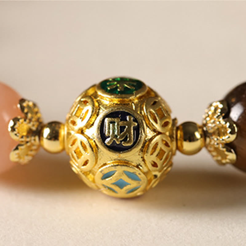 Buddha Stones天然シトリン福の字幸運獣豊かさブレスレット - image 13
