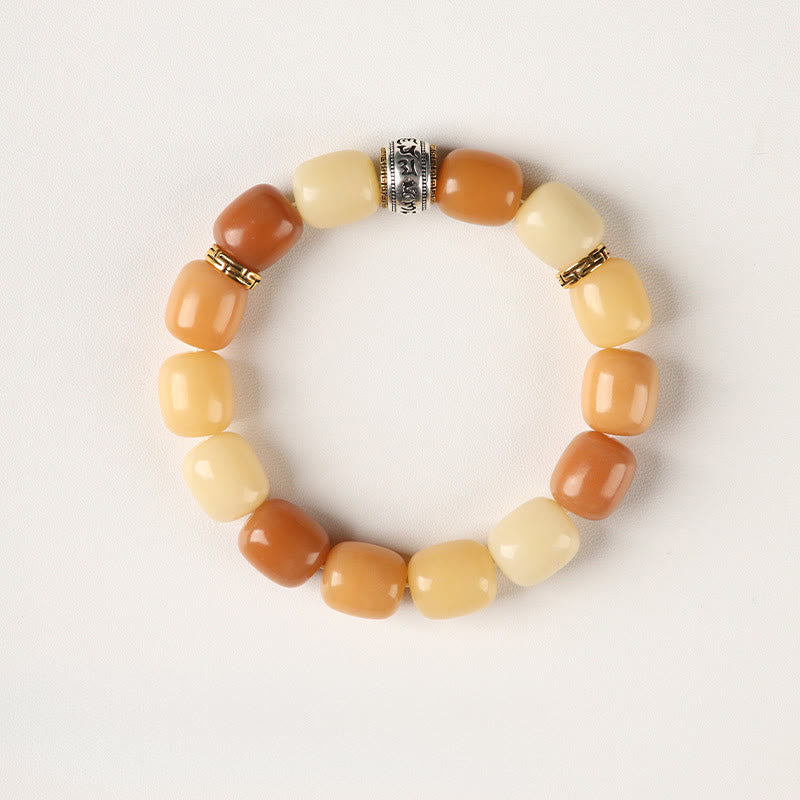 Buddha Stonesの種子オーム・マニ・パドメ・フムライオンヘッド平和ブレスレット - image 8