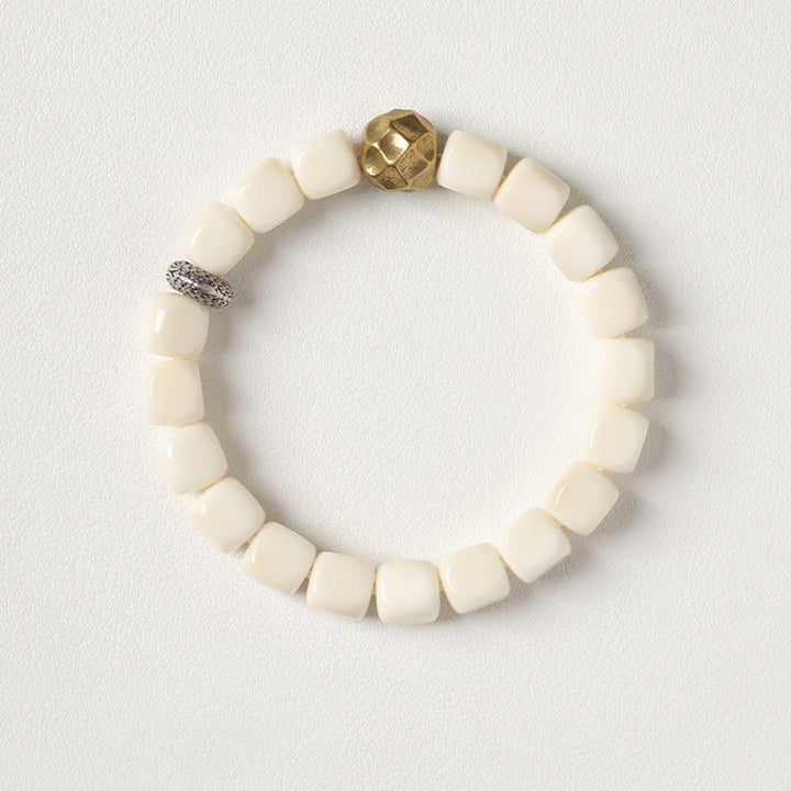Buddha Stones菩提樹種子槌目銅真鍮カームブレスレット - image 3