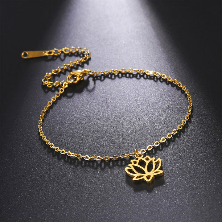 Buddha Stones蓮模様 チタン鋼 悟りのブレスレット - image 13