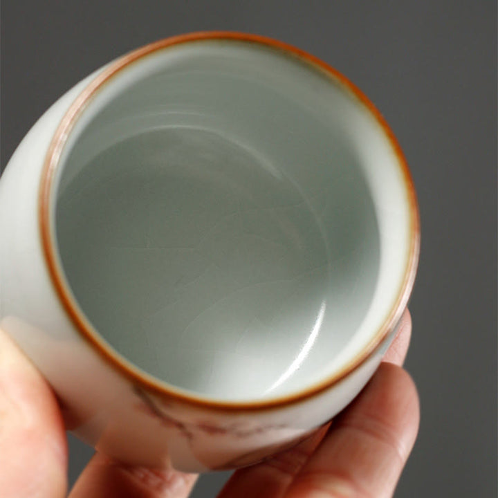 Buddha Stones かわいい猫の枝のティーカップカンフーティーカップギフトボックス付き - image 15