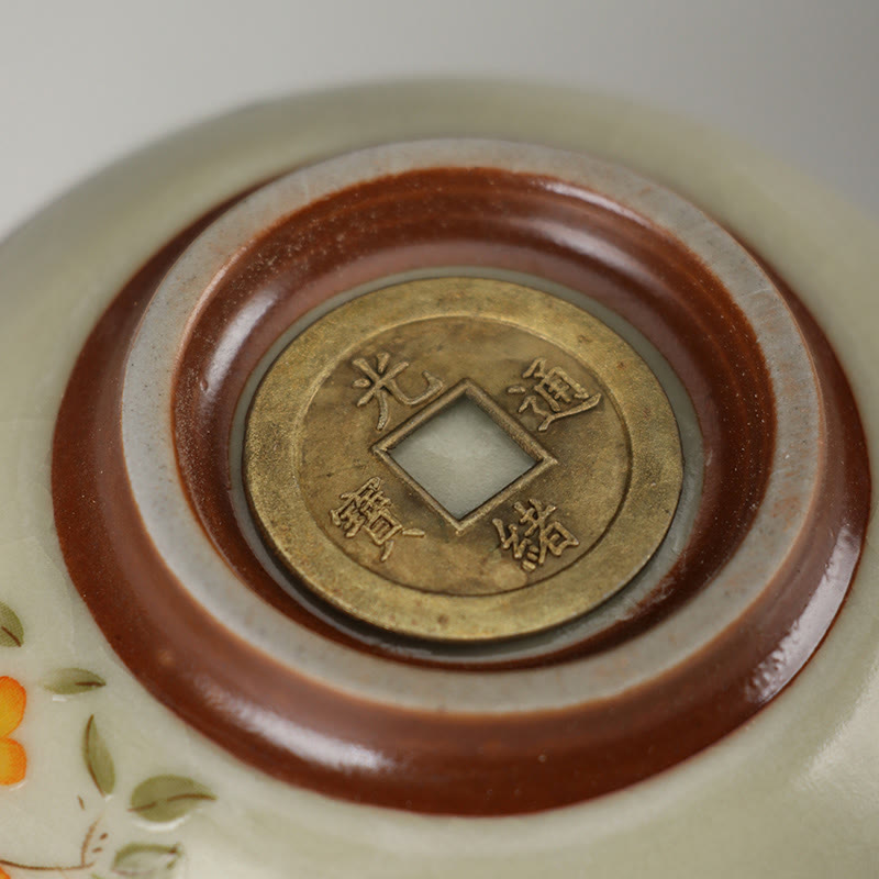 Buddha Stones、枝に鳥、銅貨ティーカップ、カンフーティーカップ - image 5