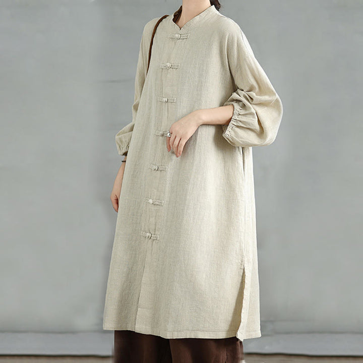 Buddha Stonesカジュアル カエルボタン レディースコート ポケット付き - image 16