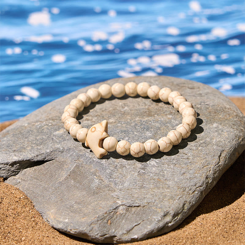Buddha Stones天然石各種 イルカ スピリチュアルバランスブレスレット - image 6