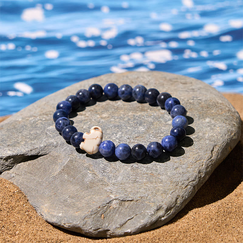 Buddha Stones天然石各種 象の霊力強さブレスレット - image 2