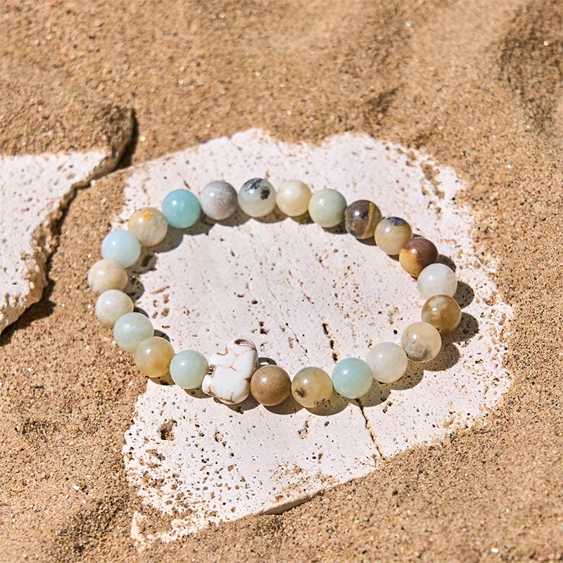 Buddha Stones天然石各種 象の霊力強さブレスレット - image 14