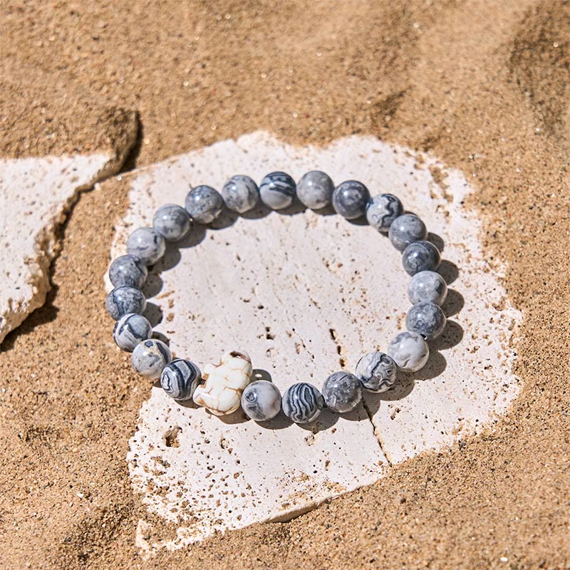 Buddha Stones天然石各種 象の霊力強さブレスレット - image 22