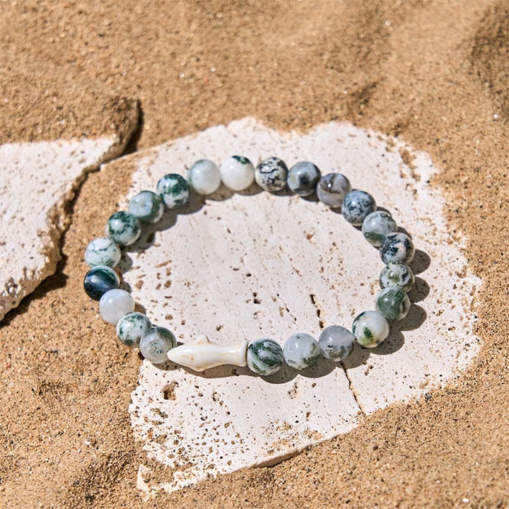 Buddha Stones天然瑪瑙石 鮫の知恵ブレスレット - image 12