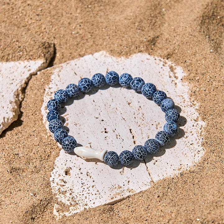 Buddha Stones天然瑪瑙石 鮫の知恵ブレスレット - image 8